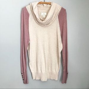 Ruby Moon Anthropologie Cowl Neck Sweater